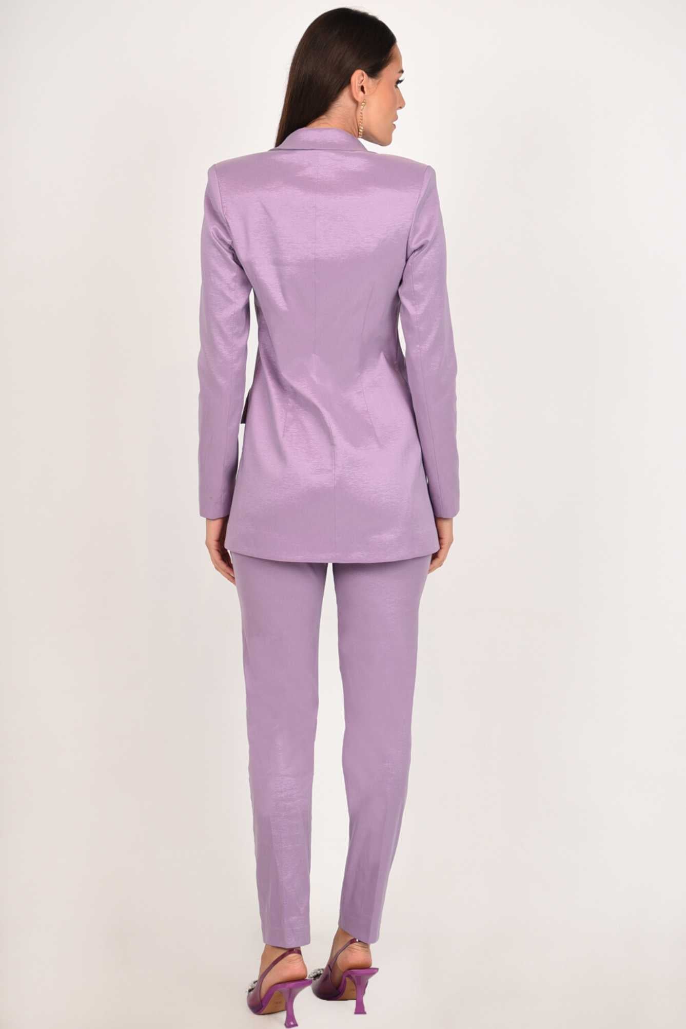 Women's Lilac High Waist Pants Set - D'Zani Fashion