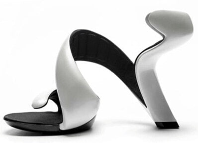 Women's Silver Black Unique Stylish Sandals - D'Zani Fashion