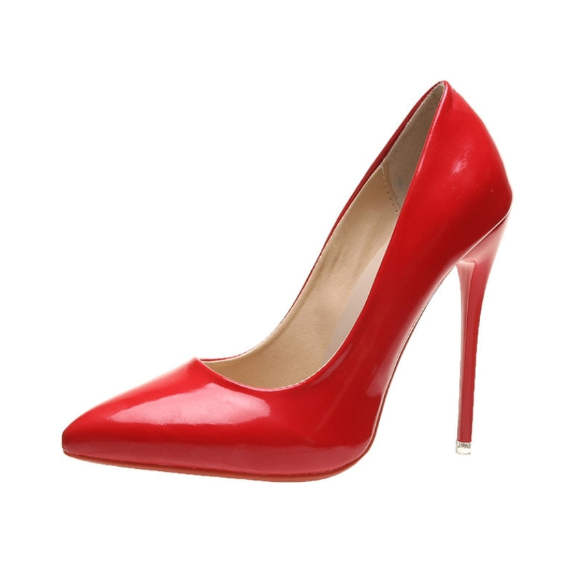 Women's Red Fashion Red Sole High Heels Shoes - D'Zani Fashion