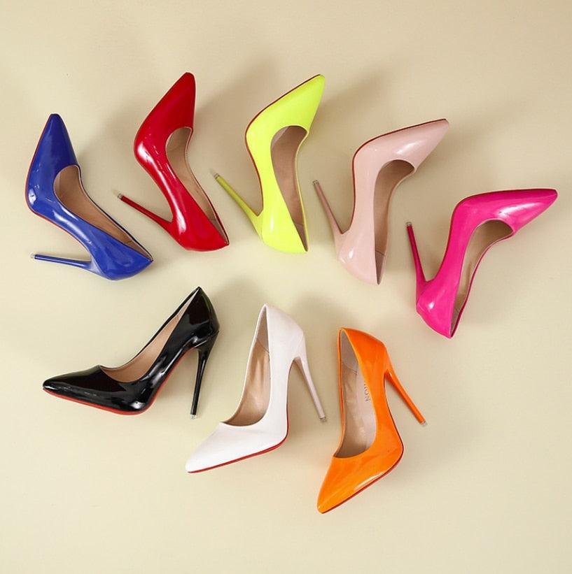 Women's Blue Fashion High Heels Shoes - D'Zani Fashion